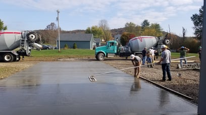 Hocking College Construction Students Pouring and Finishing Concrete | Construction Management Students Get Hands-On Job Experience