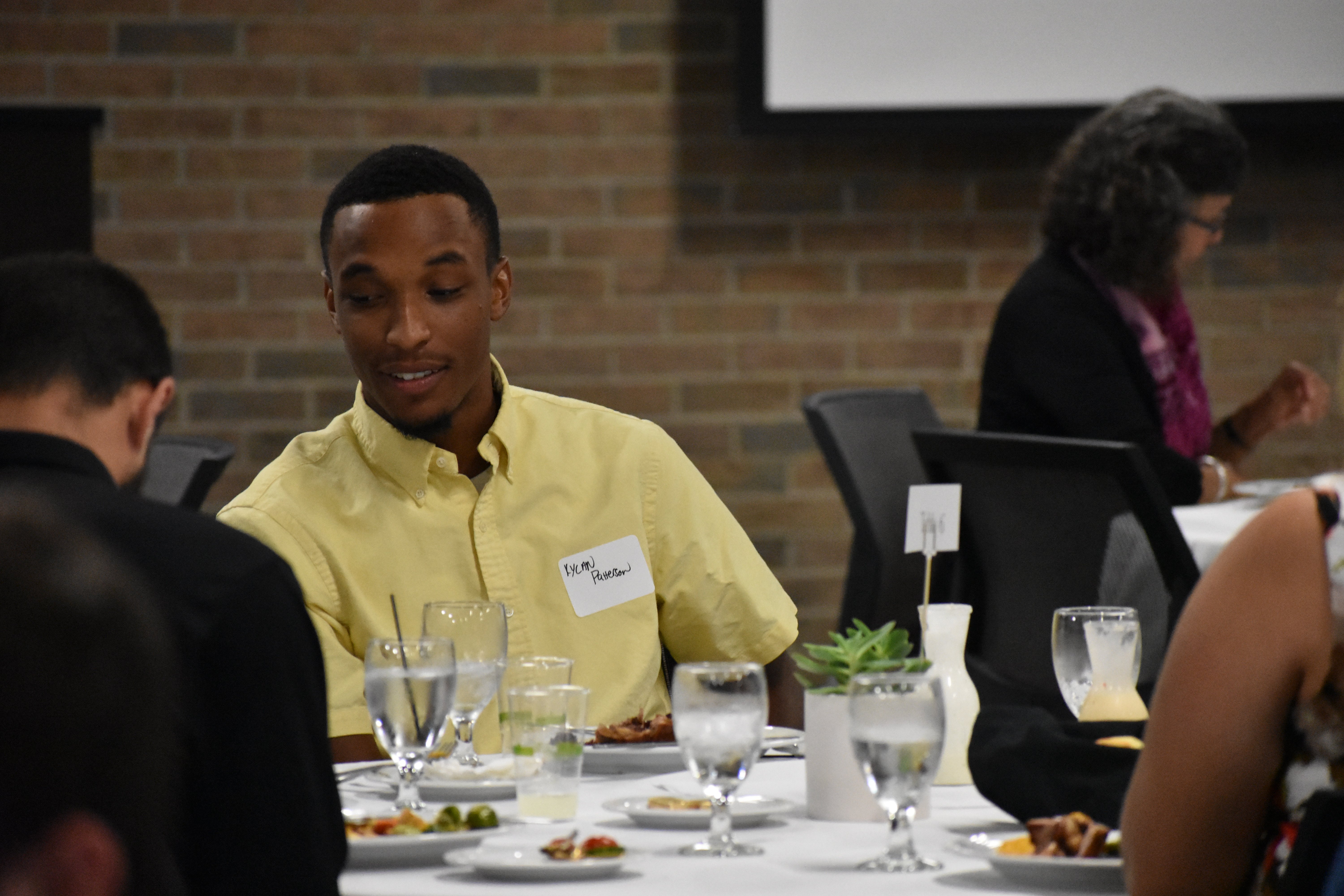 Student enjoying Scholarship Dinner at Hocking College | Hocking College Foundation Celebrates Giving $93K in Scholarships