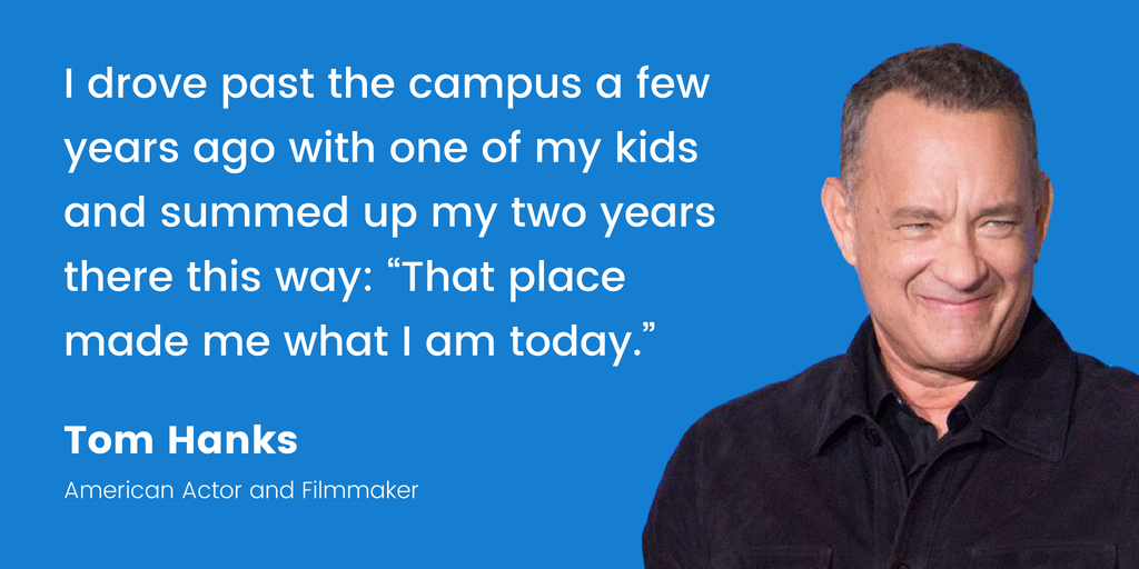 Tom Hanks | 16 Famous Celebrities Who Attended Community College