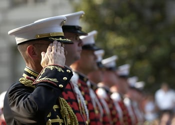 Soldiers Saluting