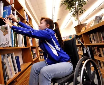 library wheelchair