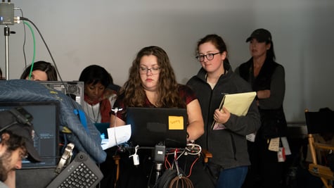 Film student shadowing on set | Film Students Get Hands-On Experience Working on Movie Set in New York