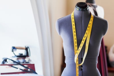 Black dummy with measuring tape in tailors studio | New Fashion Design Program Debuts Autumn 2020