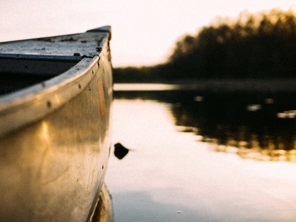 canoe closeup